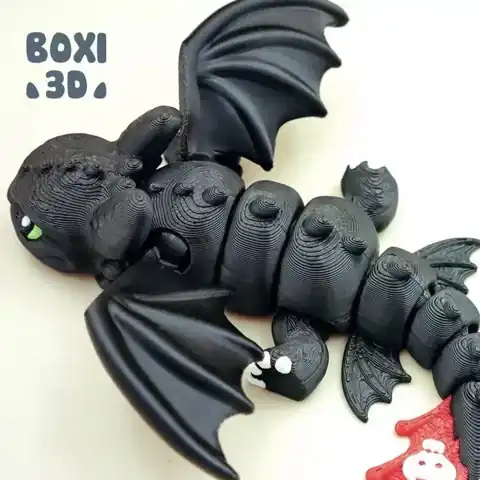 Toothless Articulated Figure